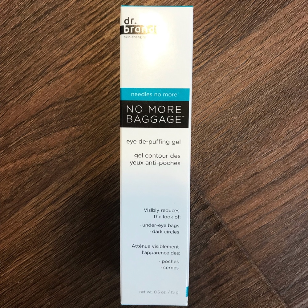 dr. brand skincare eye de-puffing gel